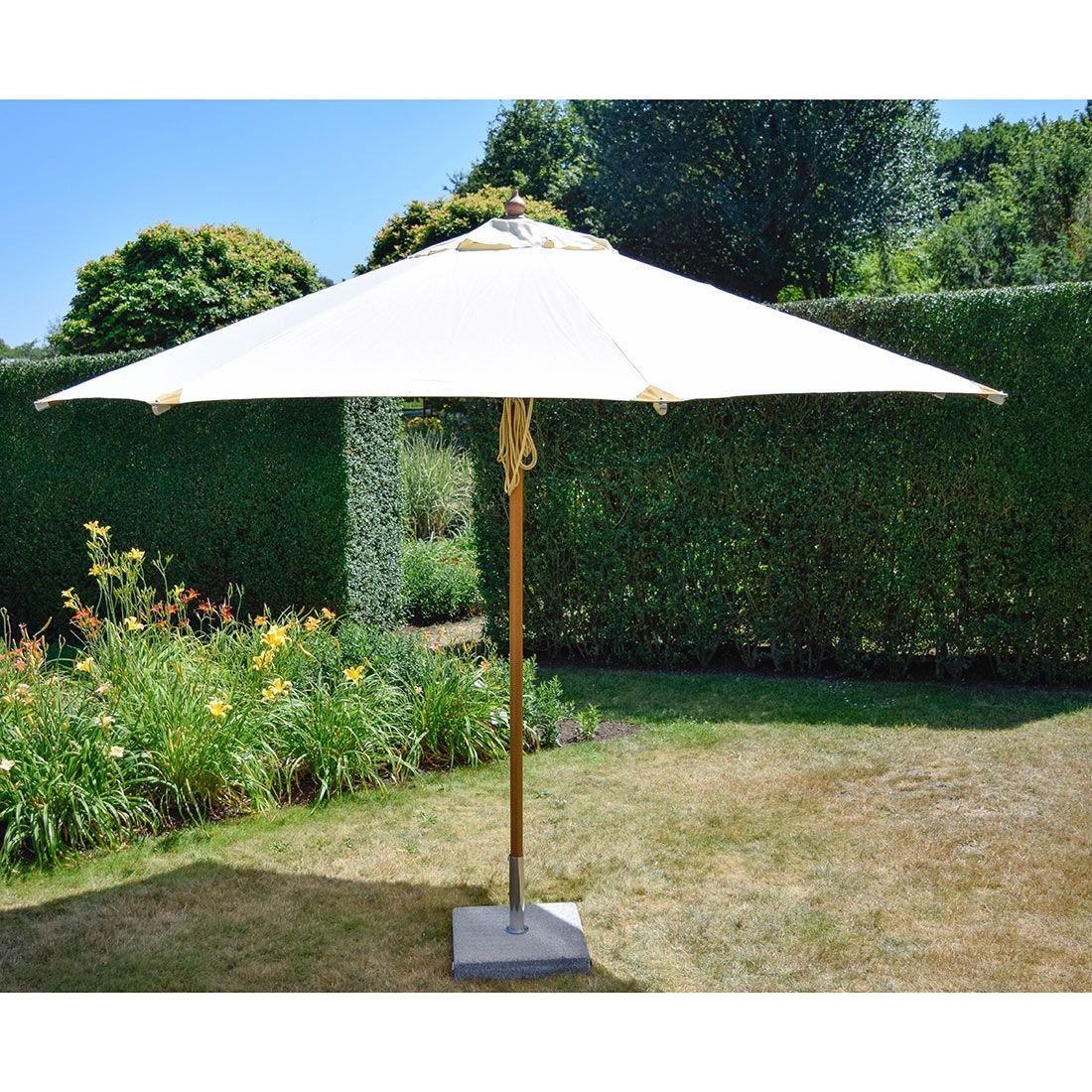 Zebra Rumba Novo Sonnenschirm Ø350cm Holz/Olefin