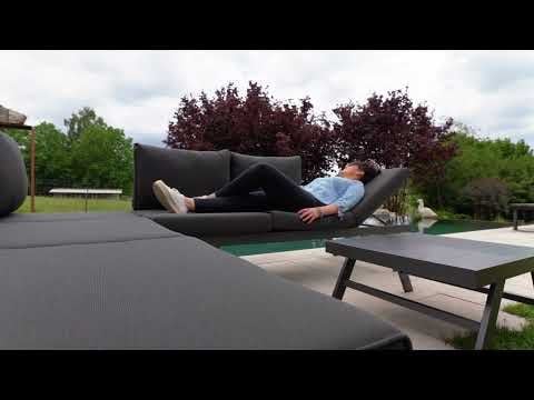 Sieger Auckland Gartensofa Aluminium/Sunproof