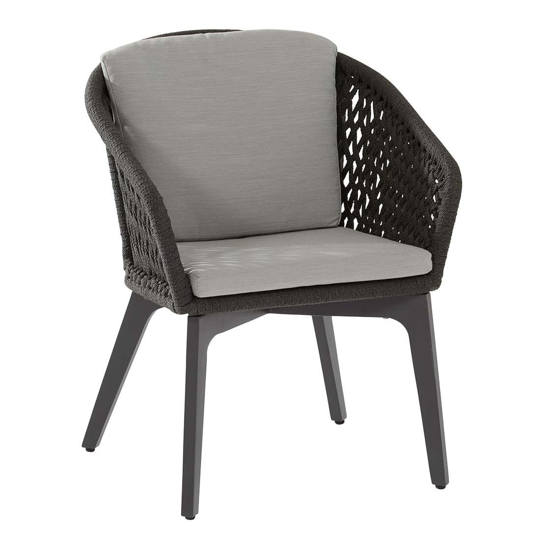 4Seasons Belize Diningsessel Aluminium/Rope
