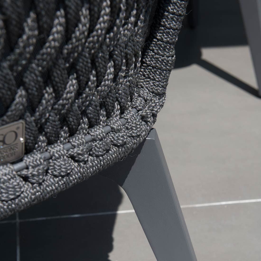 4Seasons Belize Diningsessel Aluminium/Rope