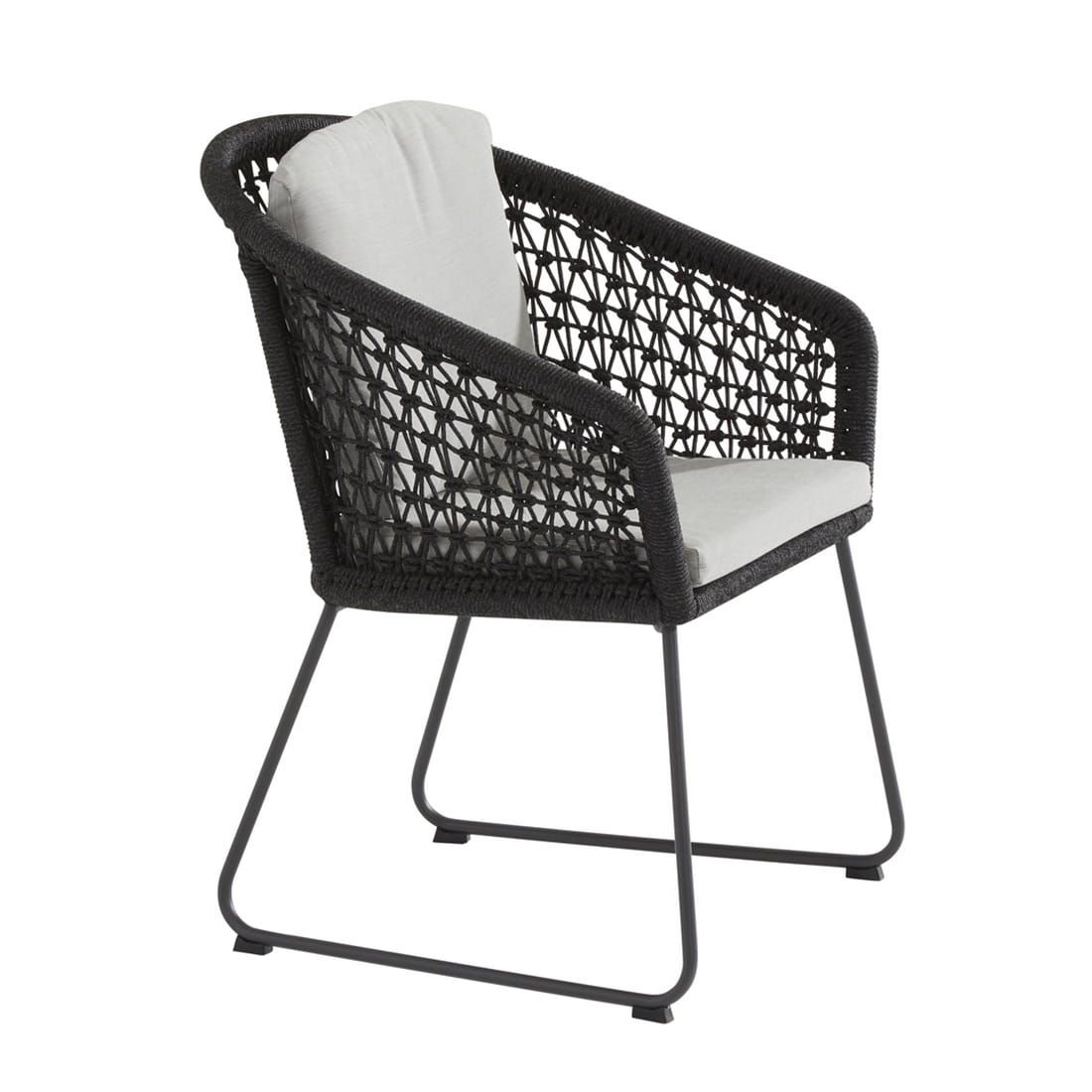 4Seasons Mila/Taste Louvre 7tlg. Diningset Alu/Rope/Teak