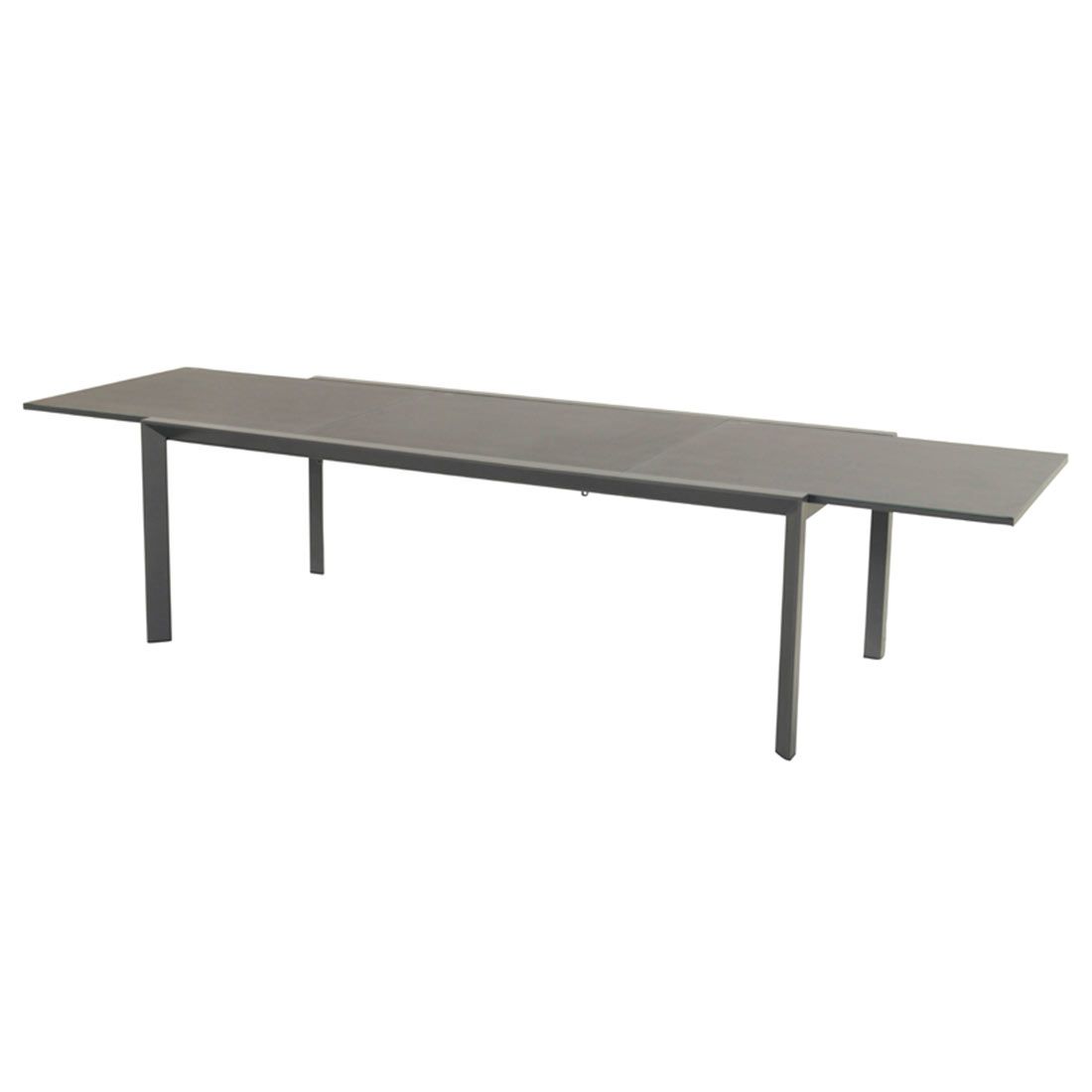 Hartman California Ausziehtisch 220/330x104,5cm Aluminium/Keramik-Glas