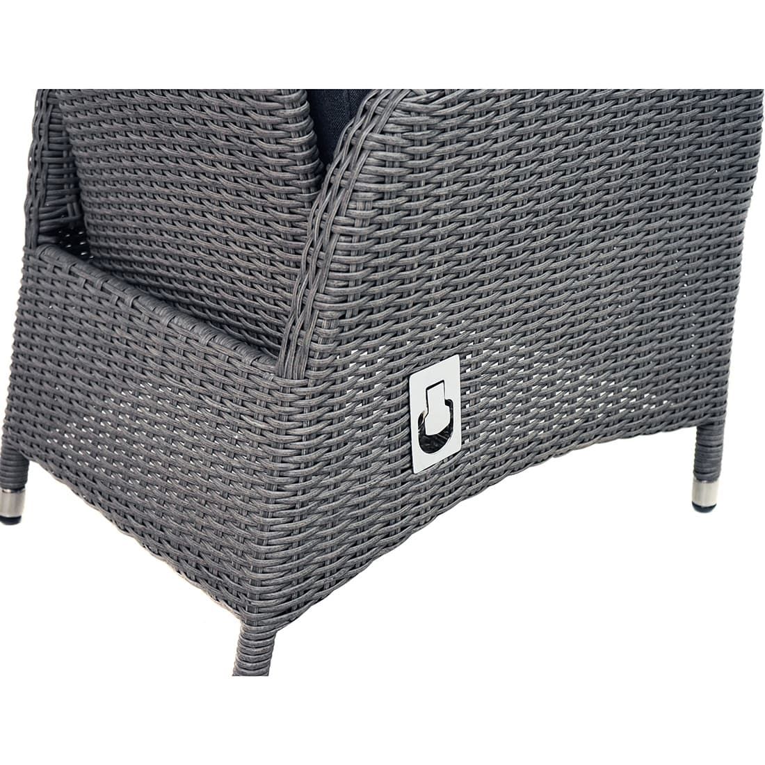 Ploß Vigo Verstellsessel Geflecht/Polyester