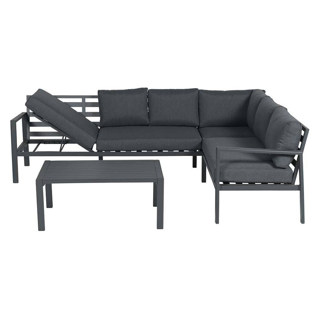 Garden Impressions Lexinton Ecklounge 3-tlg. Aluminium/Polster