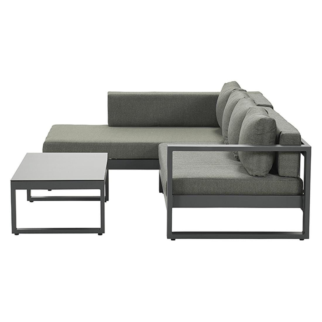 Garden Impressions Esmee Ecklounge 3-tlg. Aluminium/Polster