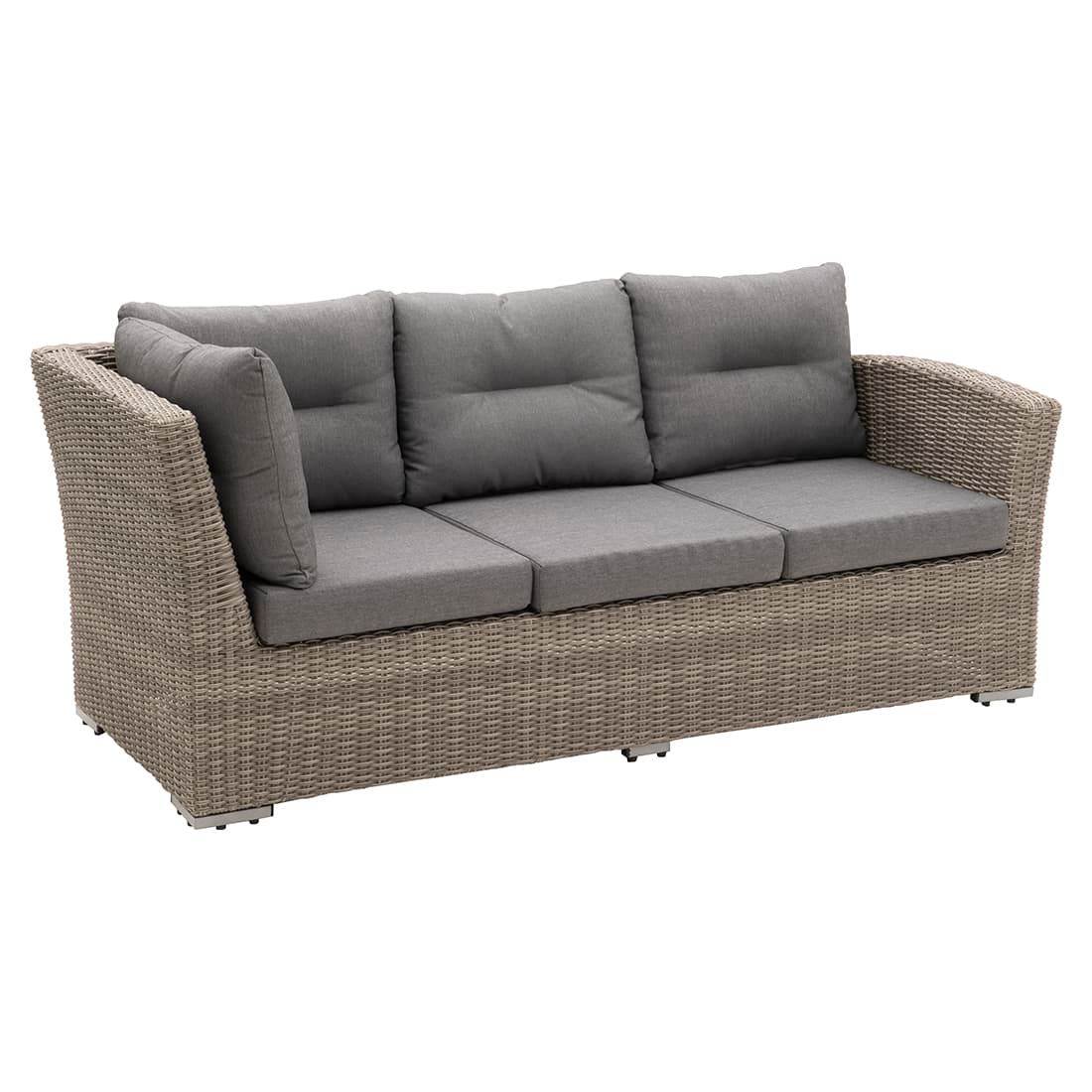 deVries Ferio Ecklounge 5-tlg. Geflecht/Polster