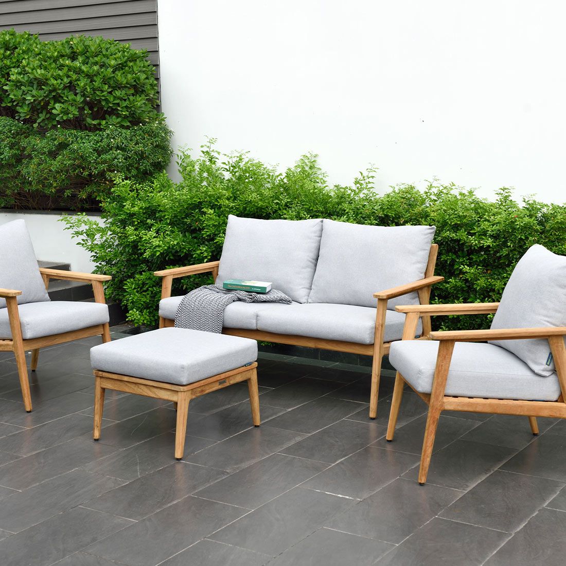 LifestyleGarden Eve Gartensofa Teak/Olefin