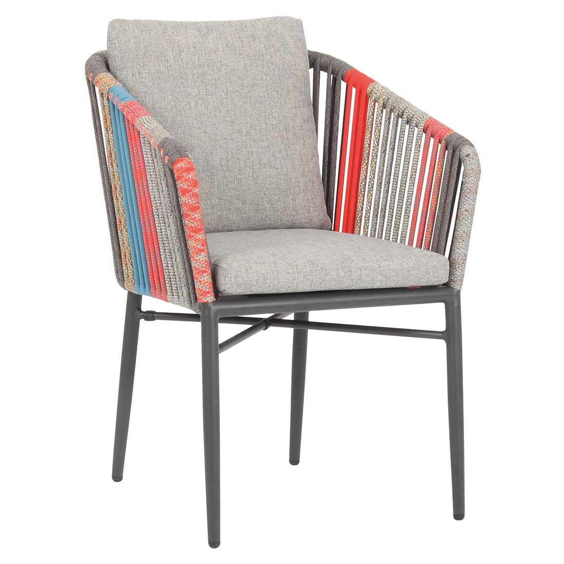 Acamp Manhattan Diningsessel Aluminium/Rope/Polster