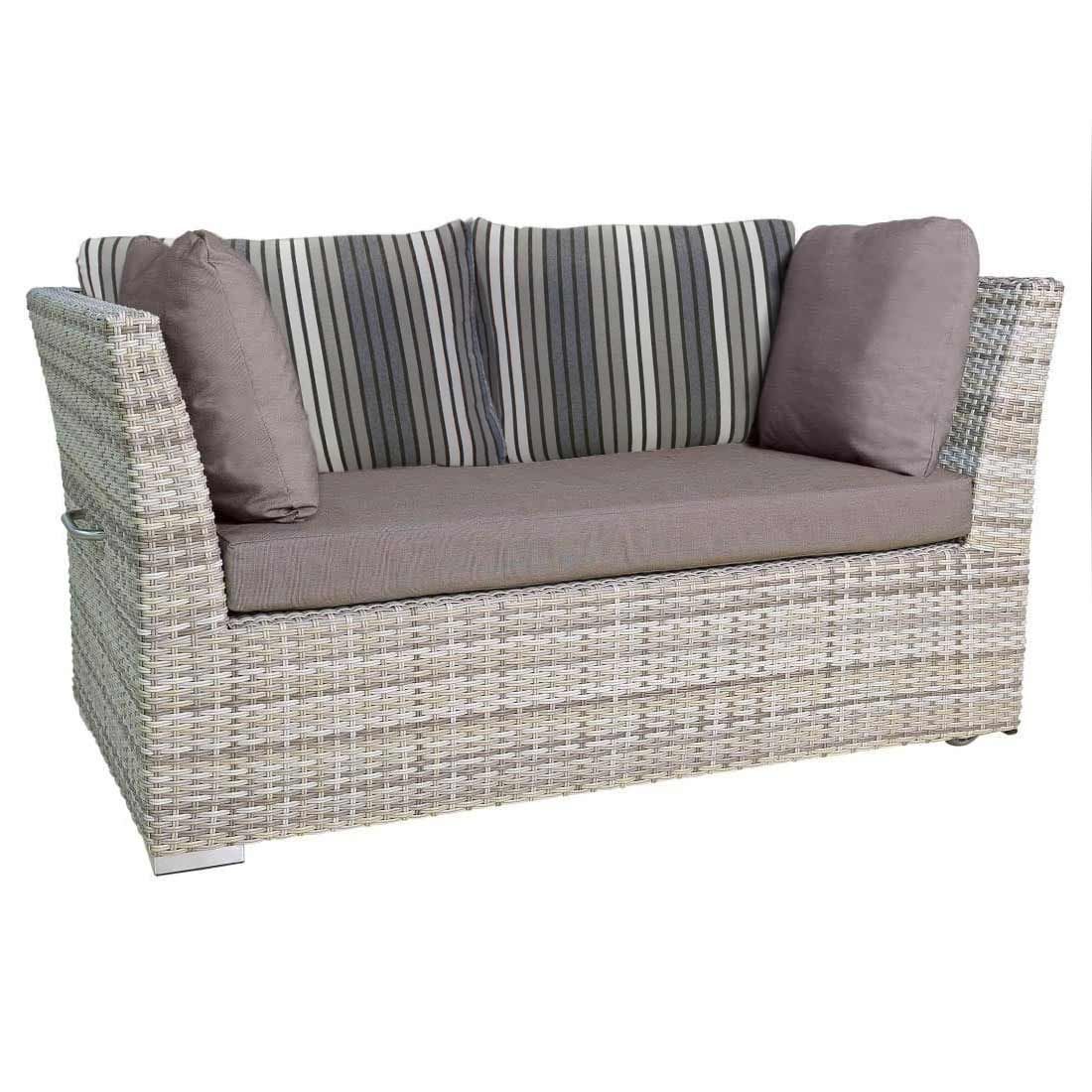 Zebra Jack Junior Gartensofa 2-tlg. Geflecht