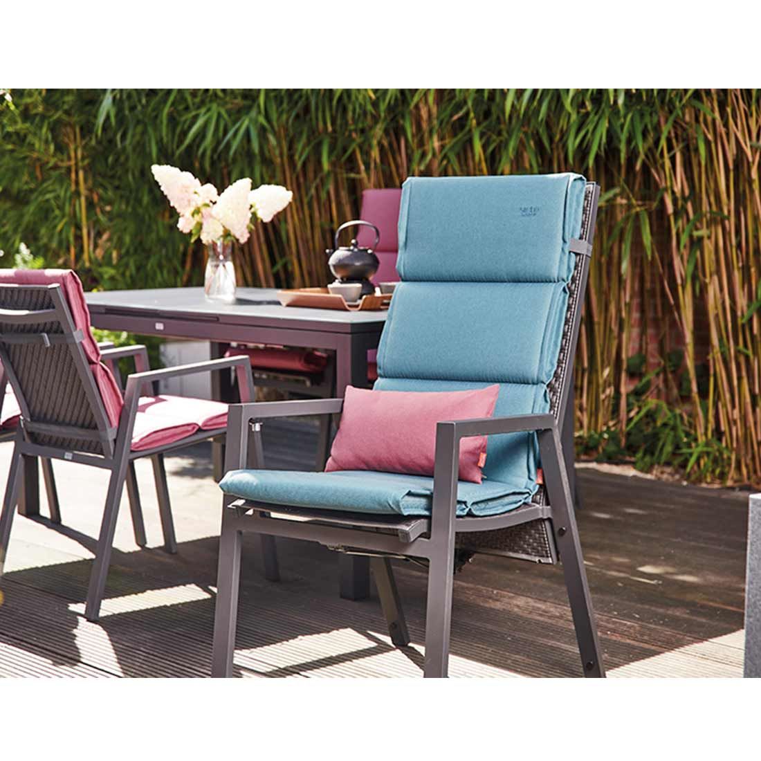 Siena Garden Stella Sesselauflage hoch 120x48x6cm Olefin