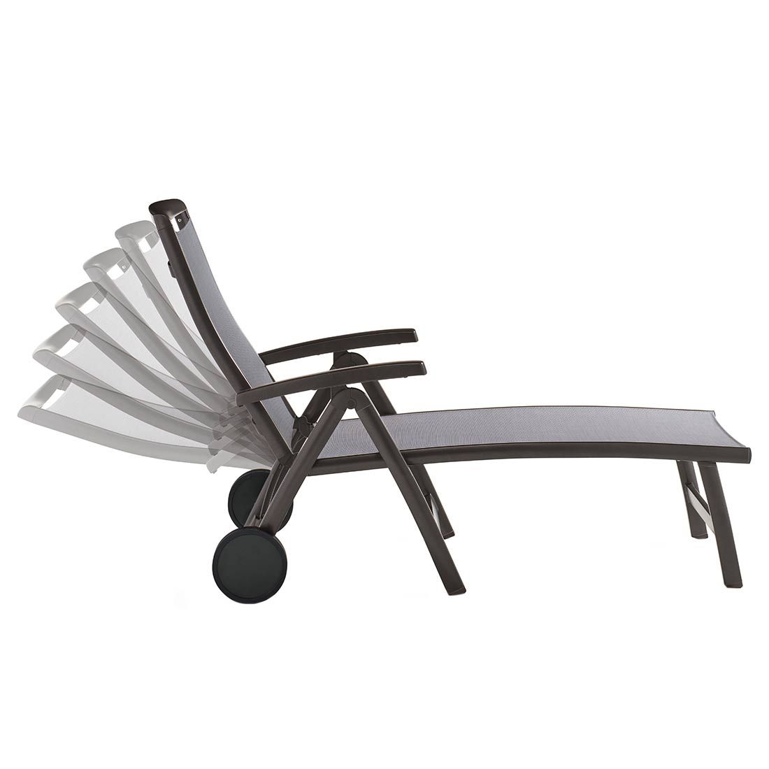 Sieger Royal Gartenliege Aluminium/Textilene