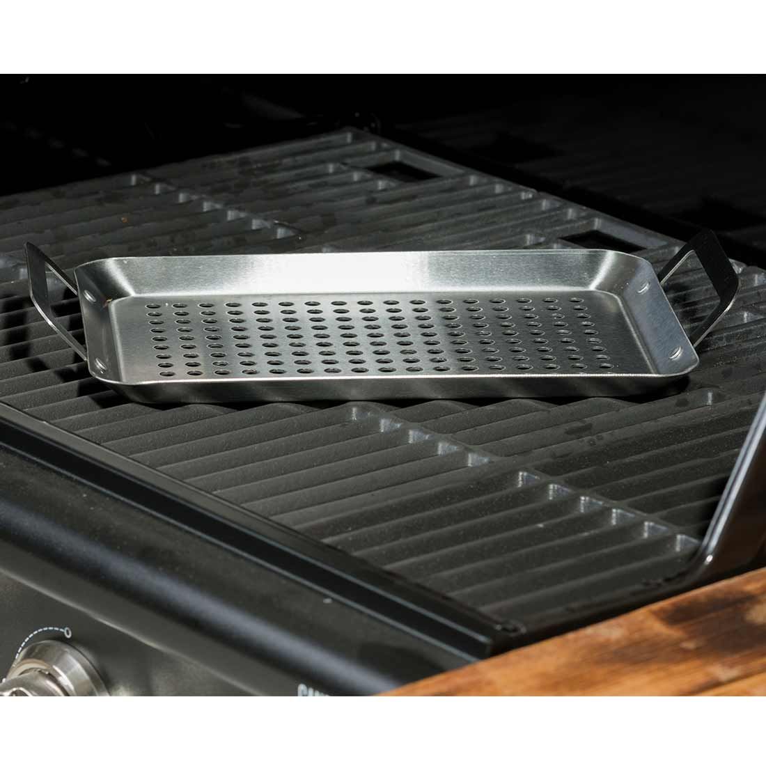 Hecht Padella Grillschale Edelstahl/Buche