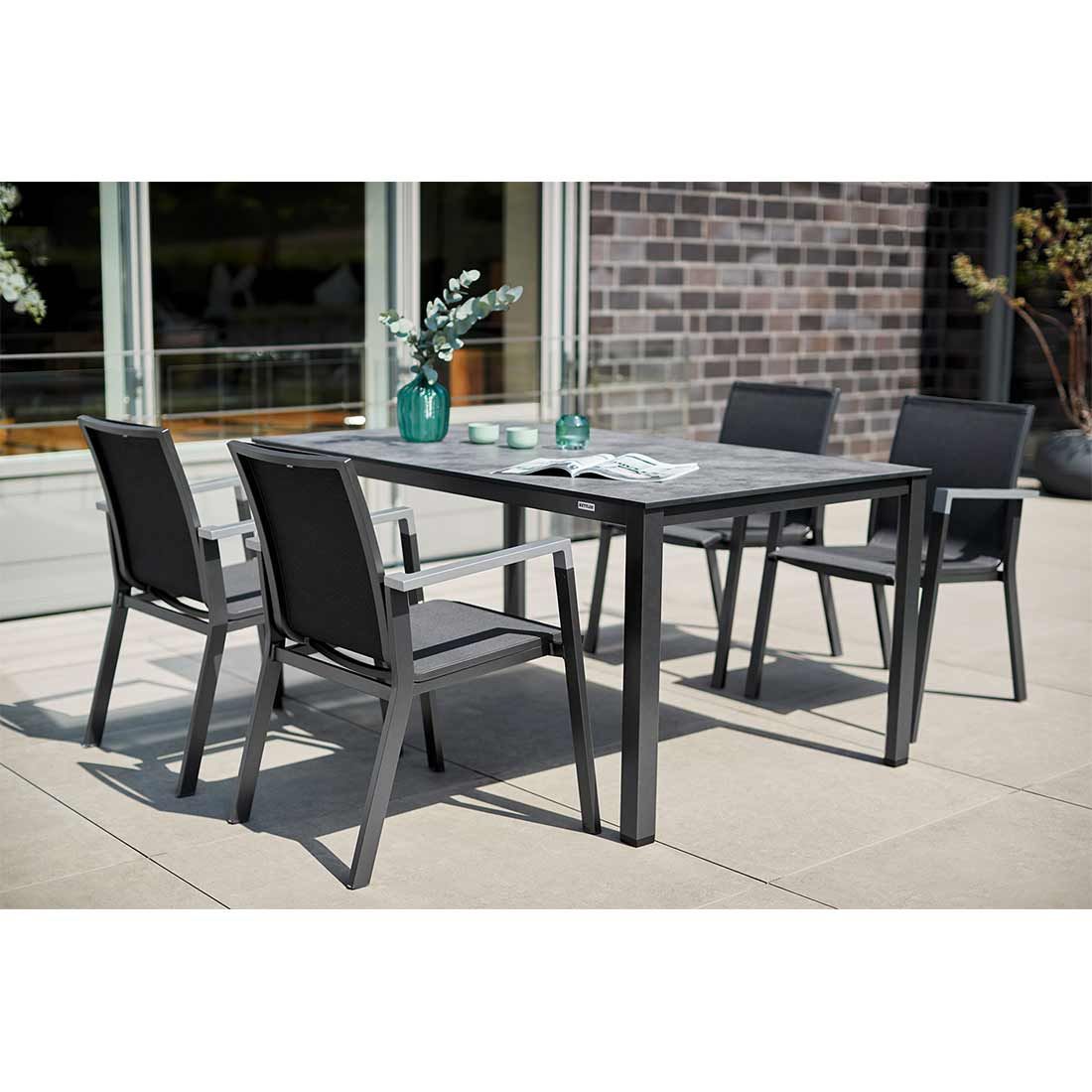 Kettler Cubic Gartentisch-Gestell 127x57cm Aluminium