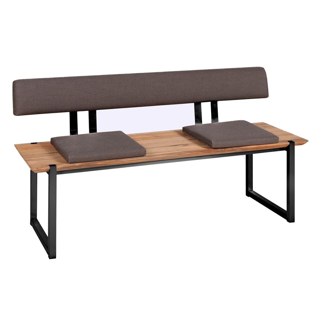 Zebra Quadux Gartenbank 140 cm Aluminium/Teak Recycelt