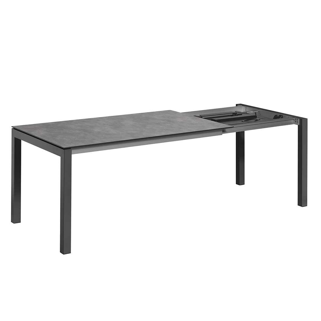 Kettler Cubic Ausziehtisch 150/210x95 cm Aluminium/HPL