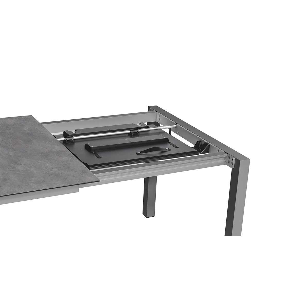 Kettler Cubic Ausziehtisch 150/210x95 cm Aluminium/HPL