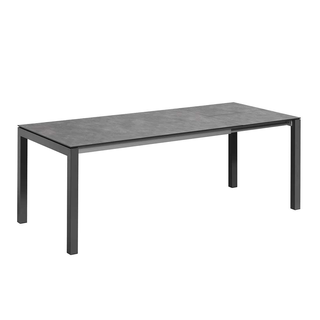 Kettler Cubic Ausziehtisch 150/210x95 cm Aluminium/HPL