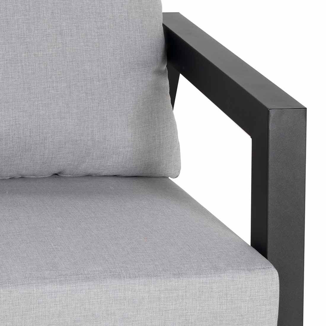 Hartman Ancona Lounge-Gruppe 4-tlg Aluminium/Olefin