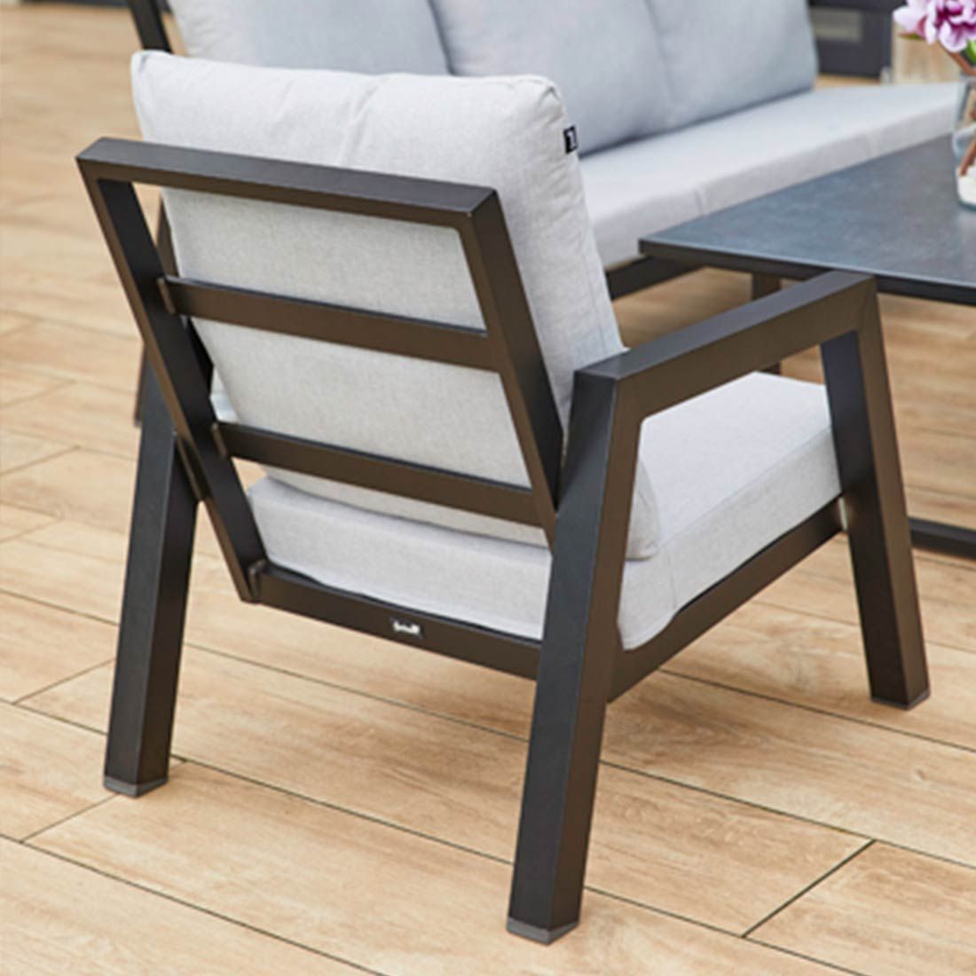 Hartman Ancona Lounge-Gruppe 4-tlg Aluminium/Olefin