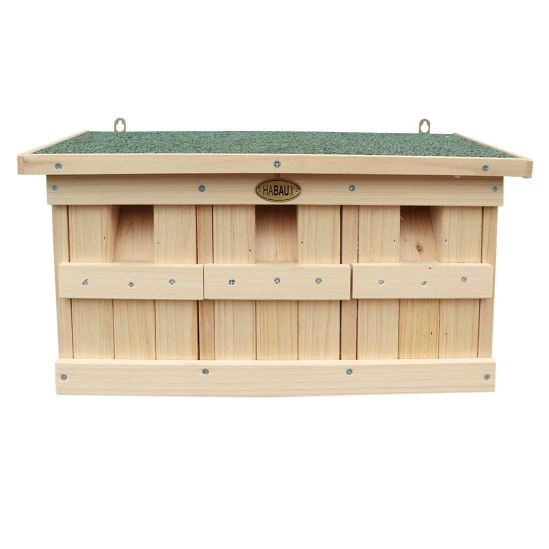 Habau Spatzenhaus 3-er 45,5x17x23 cm