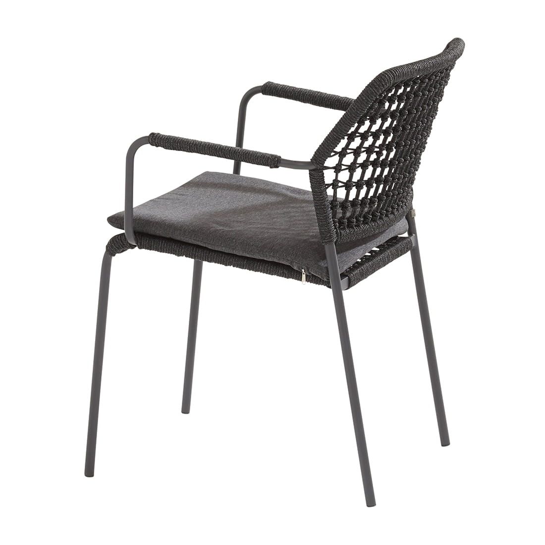 4Seasons Barista Stapelsessel 59x63x81 cm Aluminium/Rope