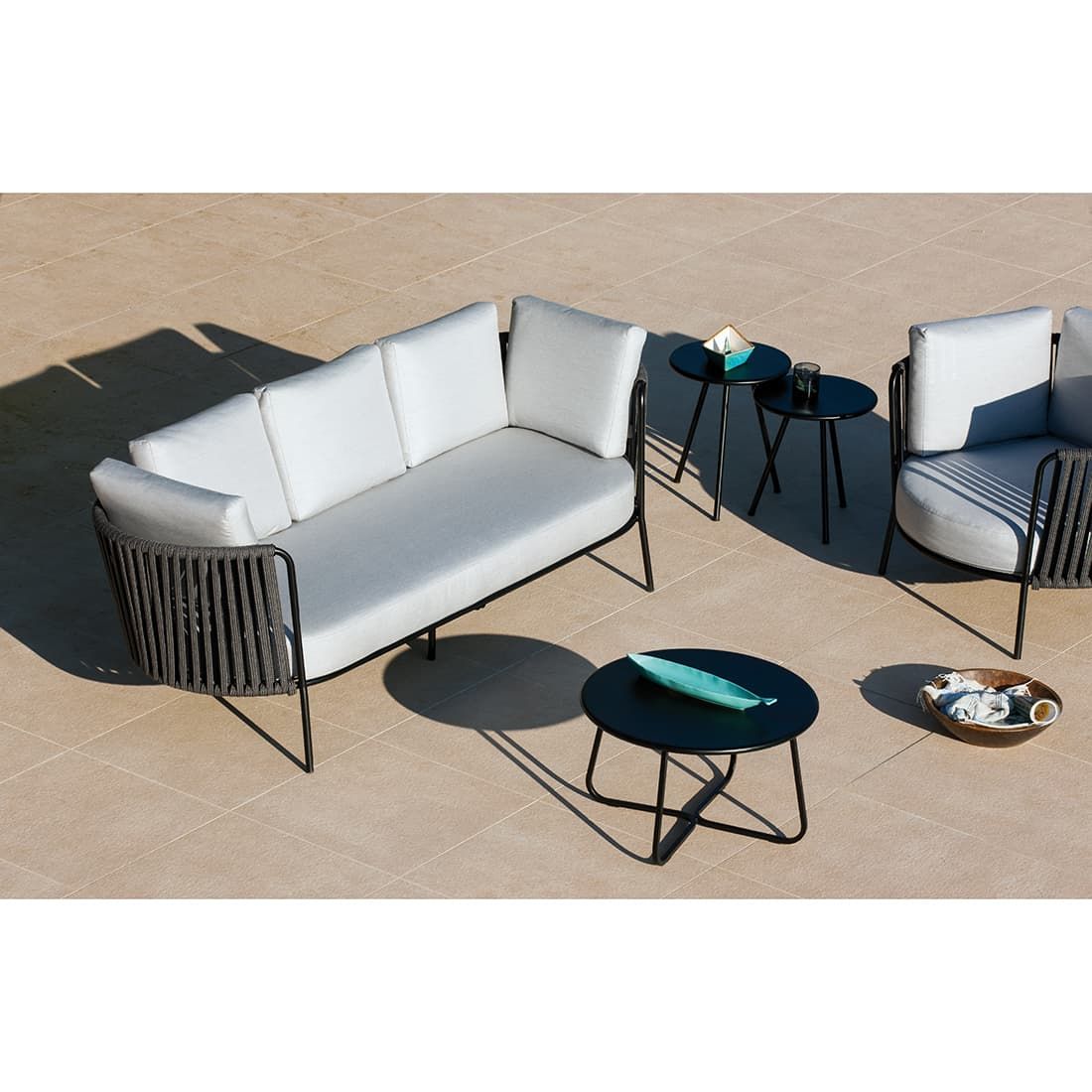 Vermobil Daisy Gartensofa Sofa Stahl/Rope