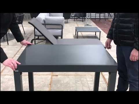 Vermobil Sofy Ausziehtisch 140/280x90 cm Stahl
