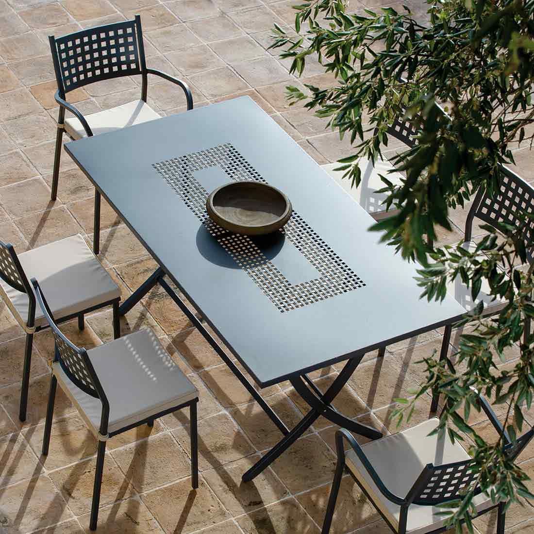 Vermobil Springtime Klapptisch 160x80 cm Stahl