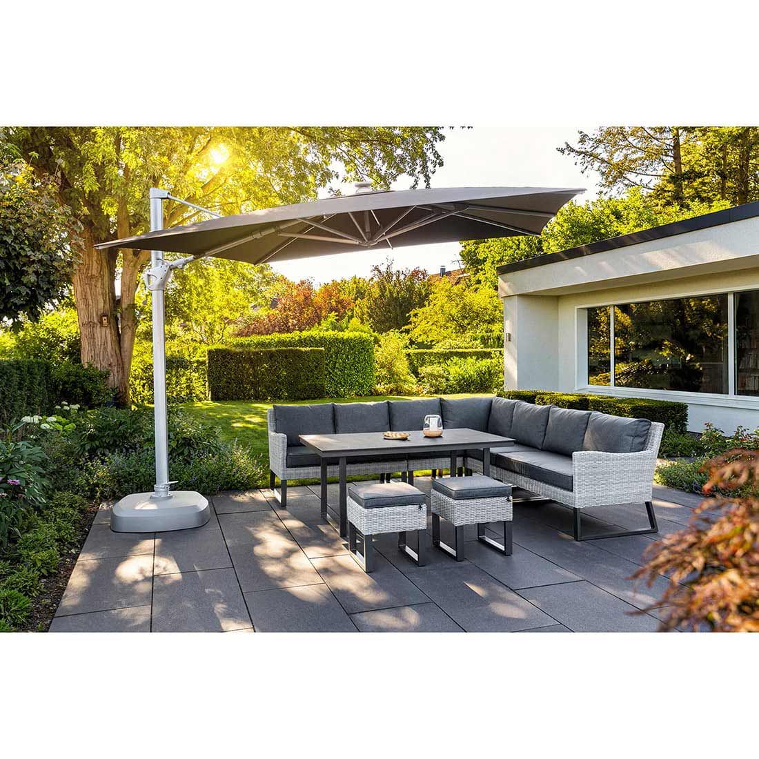 Kettler Palma Wing Modular Hocker Geflecht/Polster