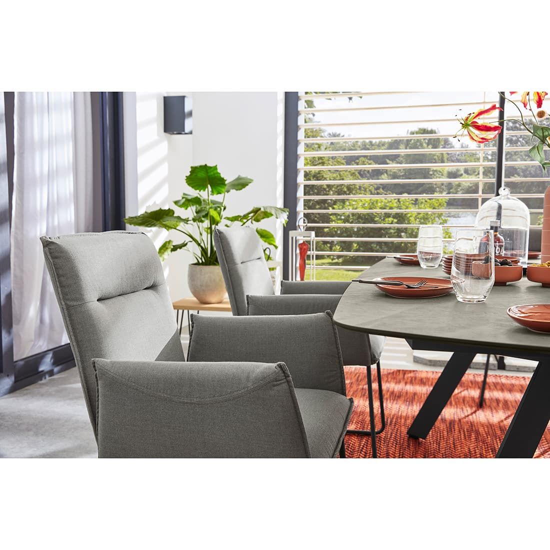 Musterring Madrid Diningsessel  Eisen/Stoff