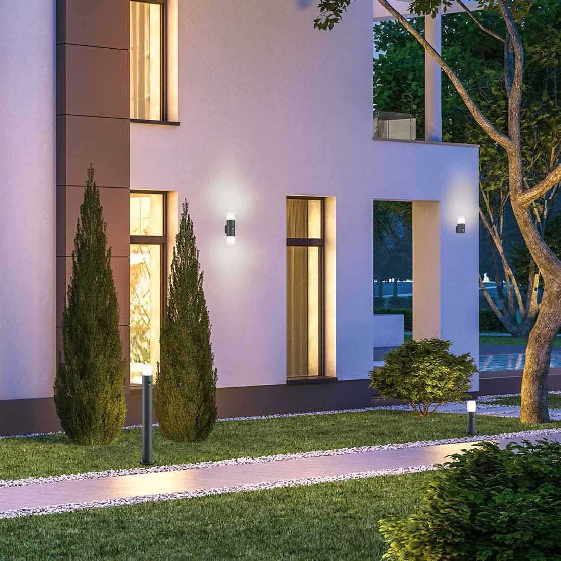 Trio Leuchten Hoosic Wegeleuchte Aluminium/Kunststoff