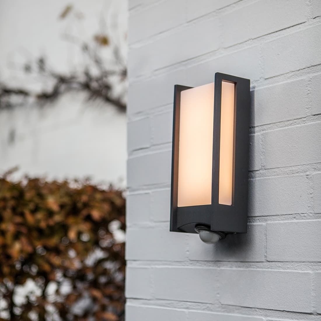 LUTEC Qubo LED-Außenwandbeleuchtung Gussaluminium