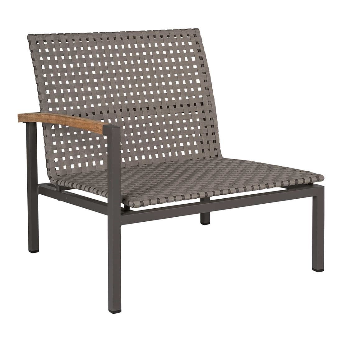 Stern Lucy Loungeset 6-tlg. Aluminium/Gurtbespannung