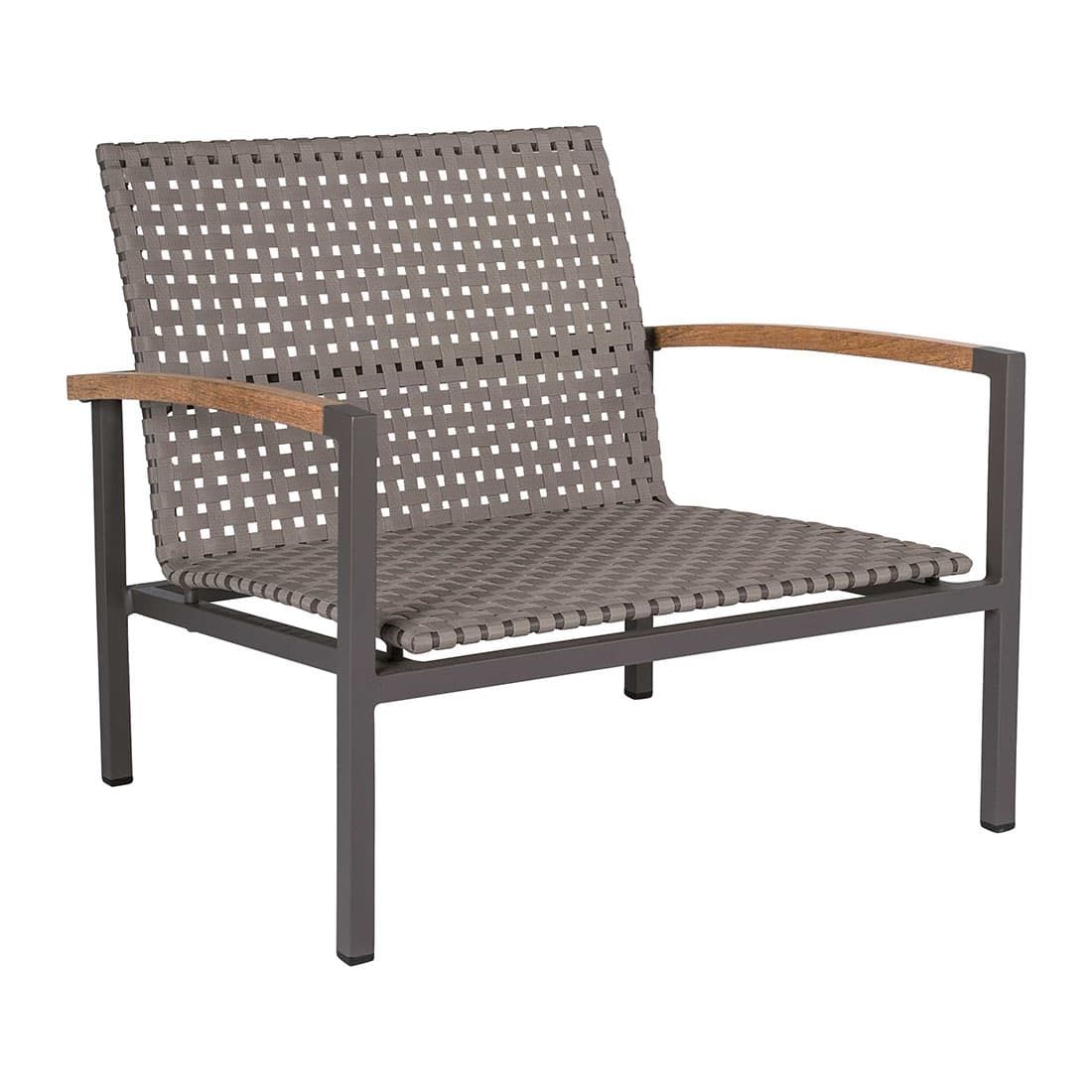 Stern Lucy Loungeset 6-tlg. Aluminium/Gurtbespannung