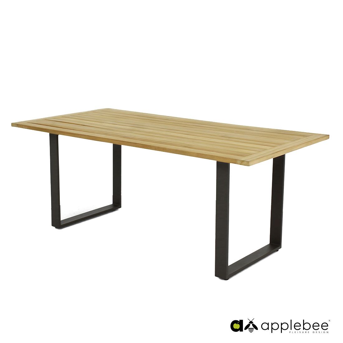 Apple Bee Condor Gartentisch 240x95cm Aluminium/Teak