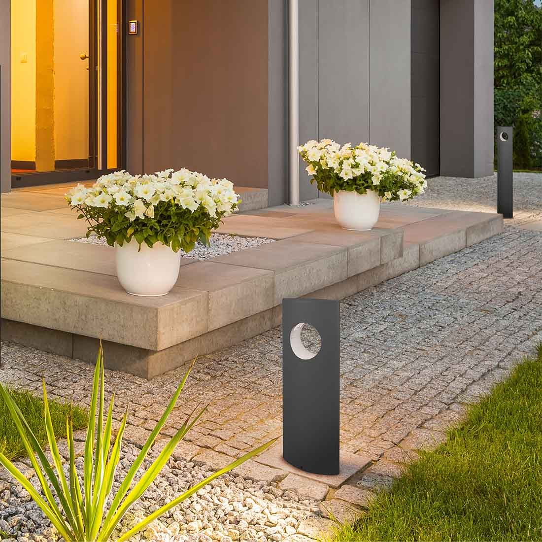 Trio Leuchten Katun LED Wegeleuchte 18x7x50cm Aluminium