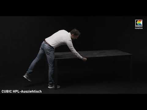 Kettler Cubic Ausziehtisch 150/210x95 cm Aluminium/HPL