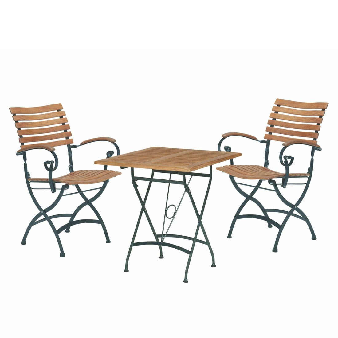 4Seasons Bellini Gartenmöbelset 3-tlg. mit Tisch 70x70cm