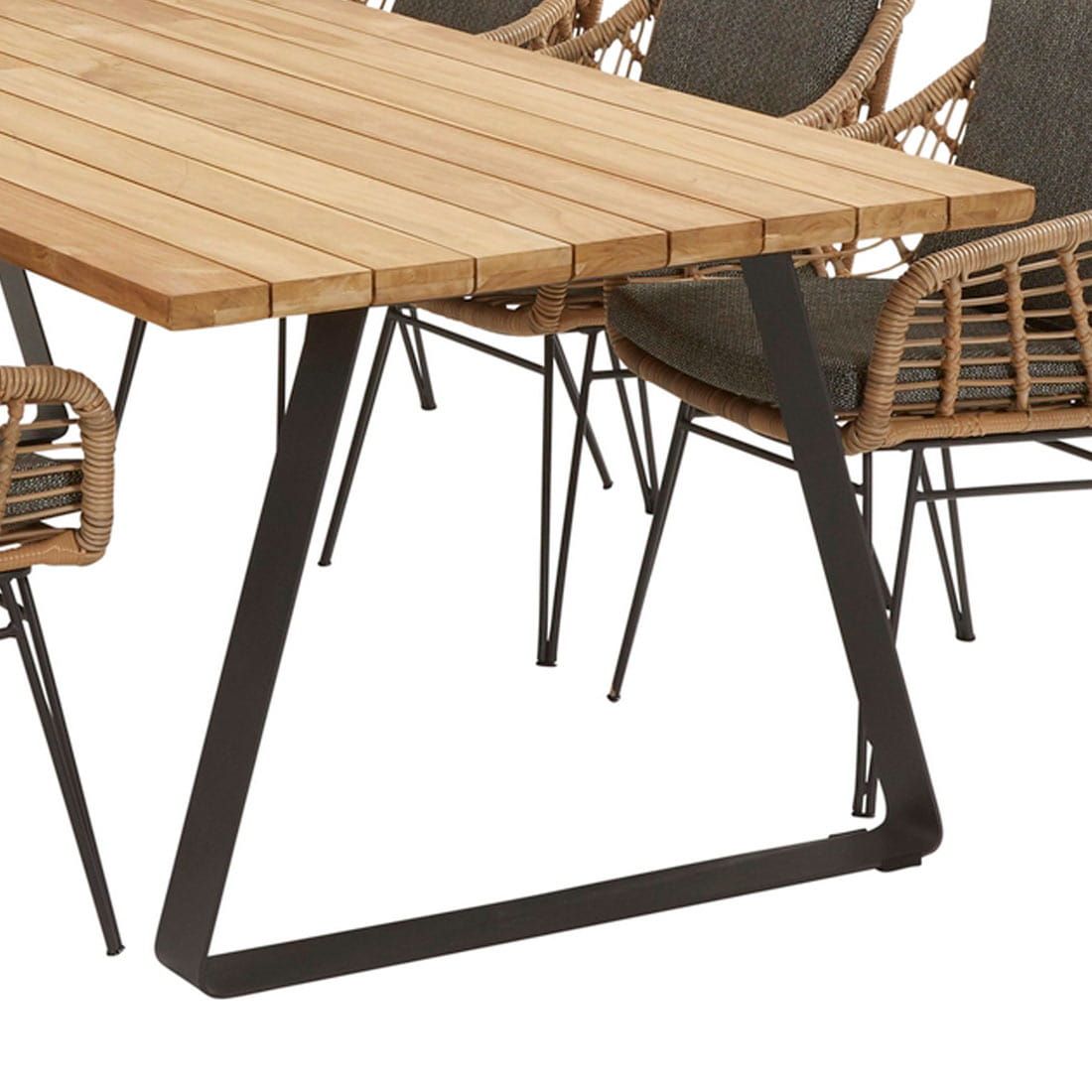 4Seasons Cottage Gartenmöbelset 7-tlg. mit Tisch 240x100cm