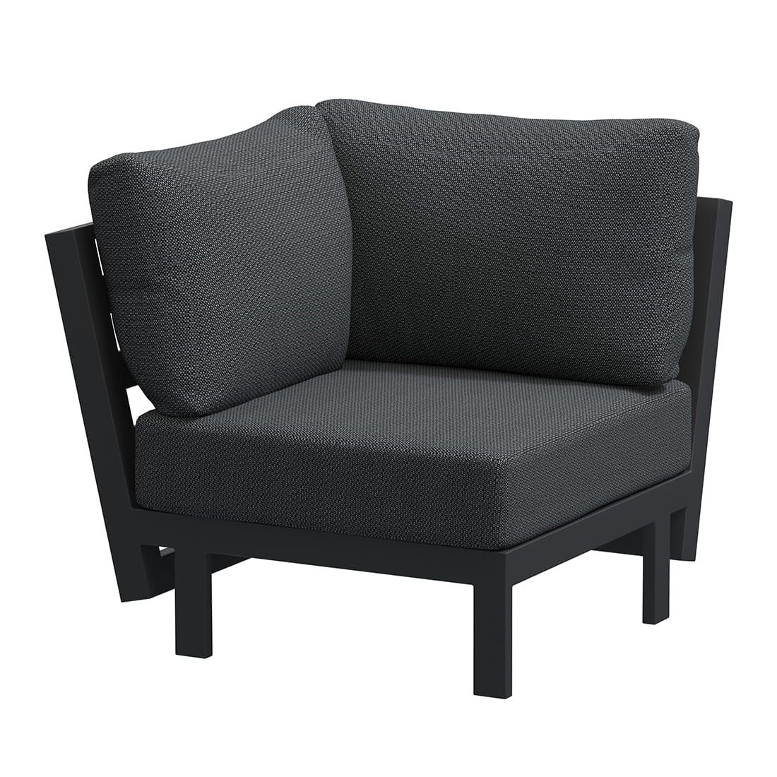 4Seasons Empire Ecklounge Aluminium/Teak