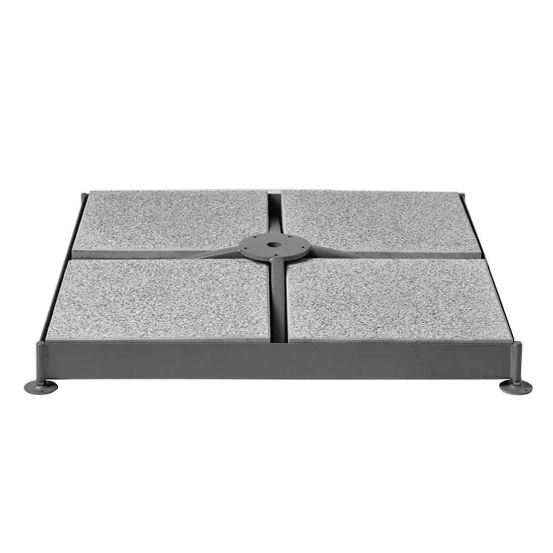 Glatz Gartenplatten Beton 40x40x4 cm, 8 Stück für Schirmsockel M4-8 Platten