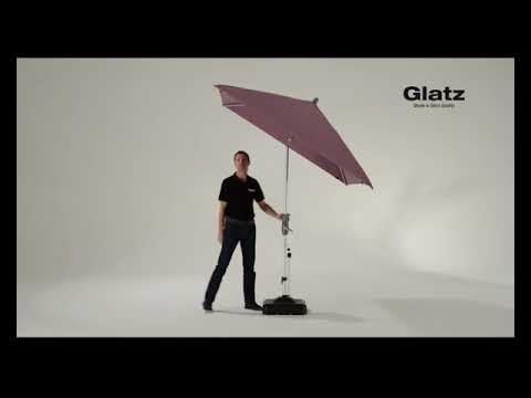 Glatz Alu Twist Mittelstockschirm 240x240cm