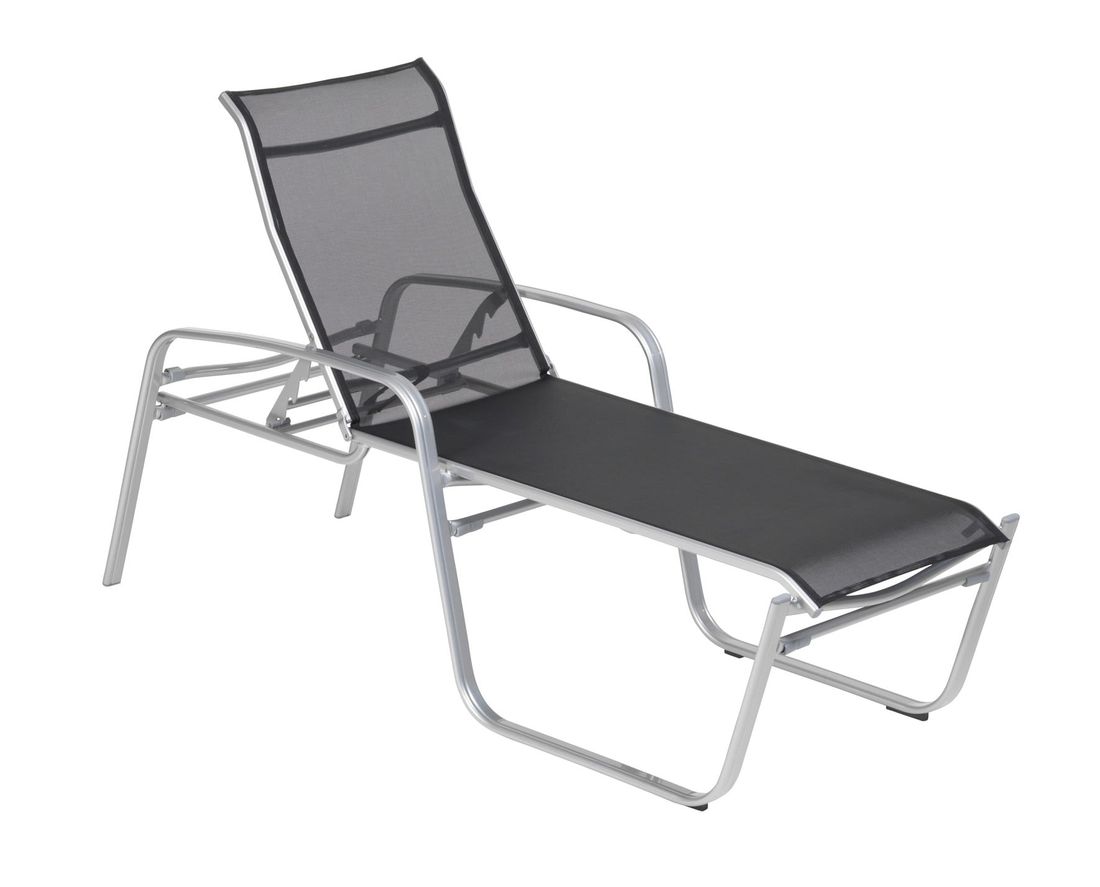 Karasek Florida Plus Gartenliege Aluminium/Textilene
