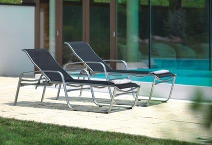 Karasek Florida Plus Gartenliege Aluminium/Textilene
