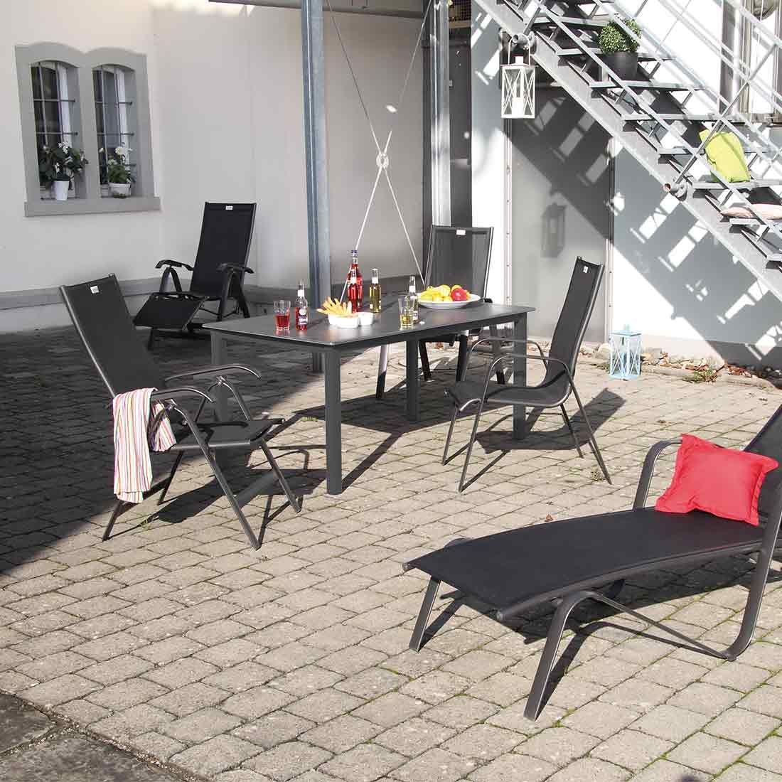 Acamp Acatop Stapelsessel Hoch Aluminium/Textilene