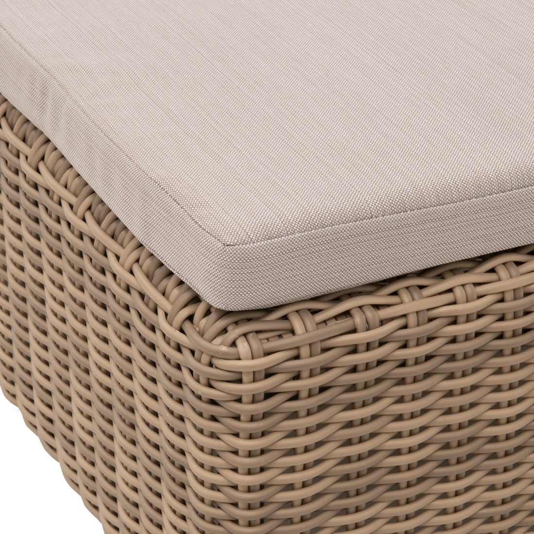 Domus Ventures Salamanca Loungeliege  Halbrundgeflecht/Olefin