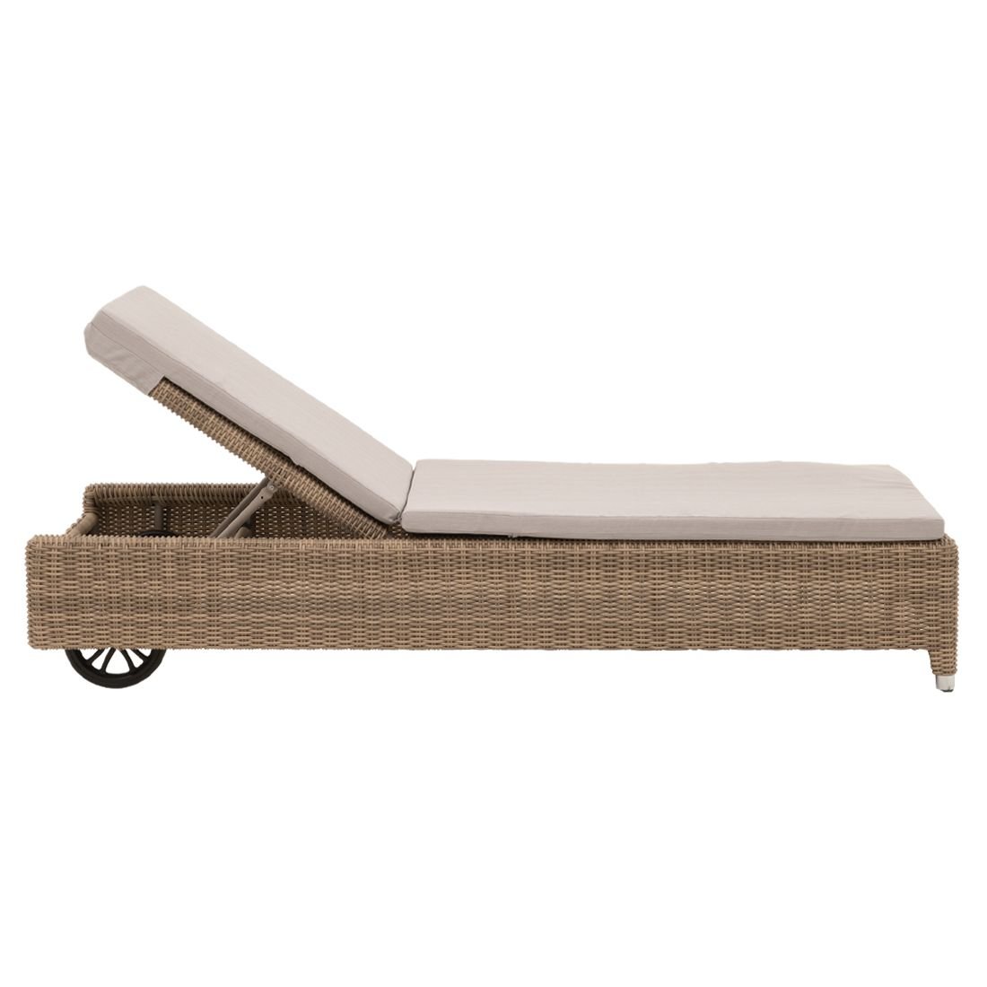 Domus Ventures Salamanca Loungeliege  Halbrundgeflecht/Olefin