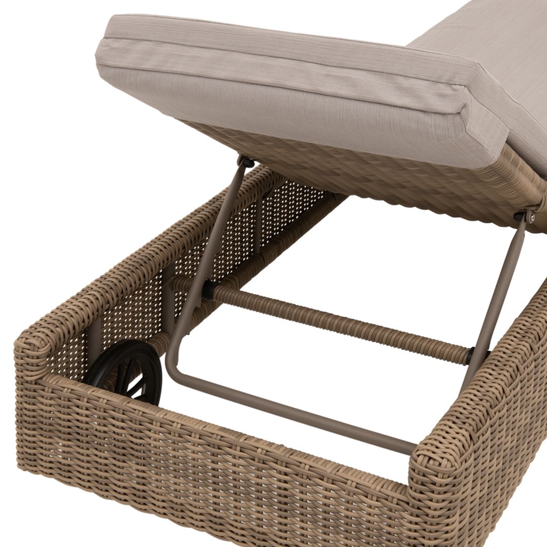 Domus Ventures Salamanca Loungeliege  Halbrundgeflecht/Olefin