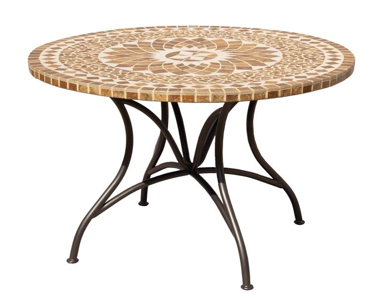 OUTLIV. Maya Tisch Ø120 cm Stahl/Keramik