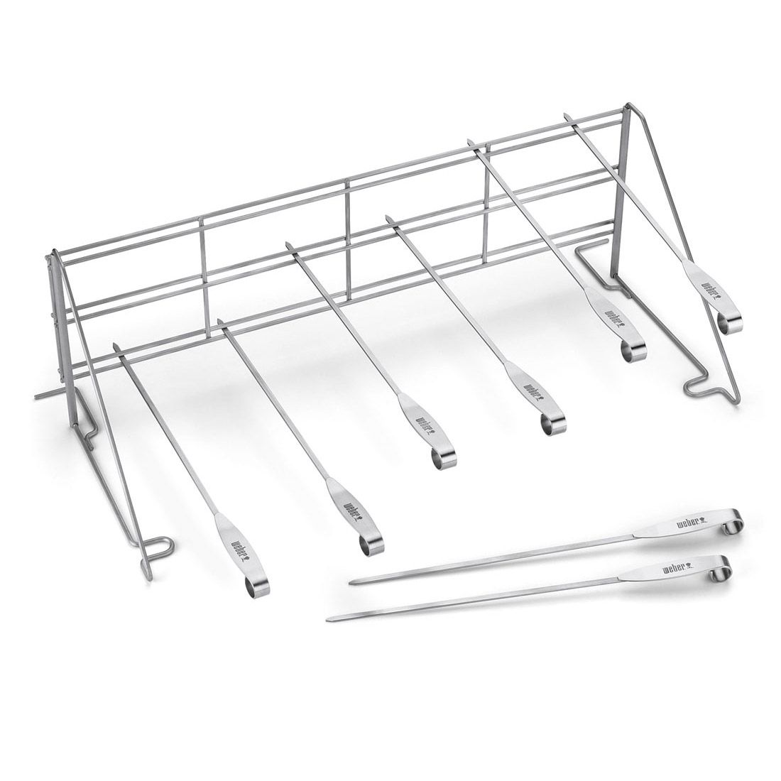 Weber Elevations Tiered Cooking System Edelstahlrost mit Spießeset